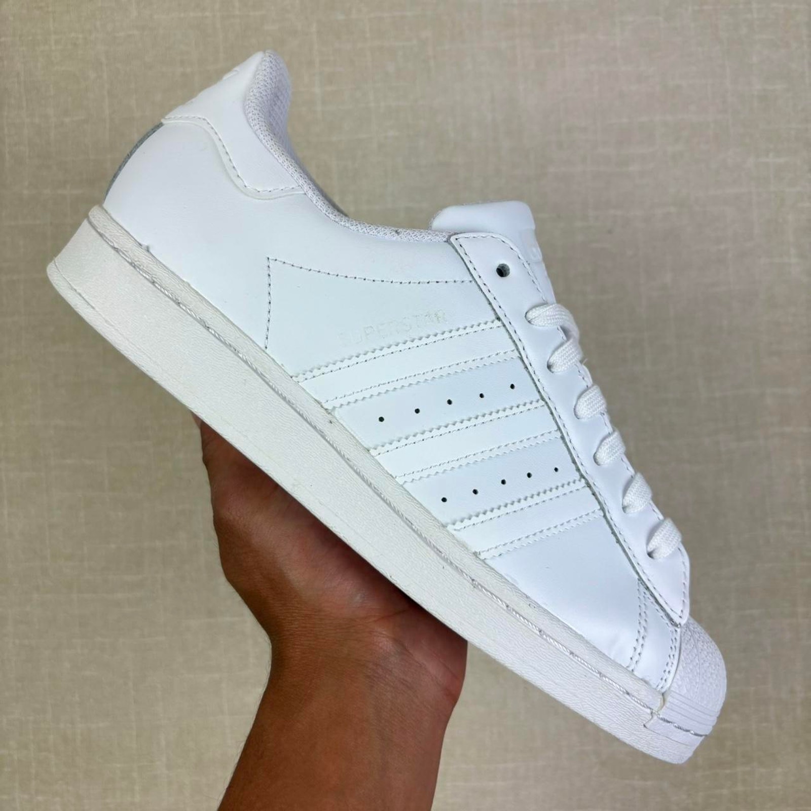Adidas Superstar “Triple White” 9.5w